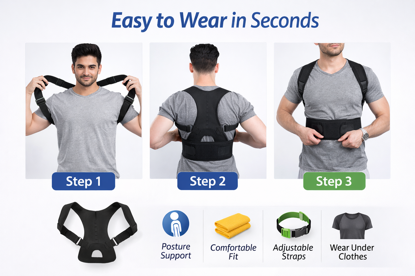 Posture Corrector Shoulder Belt